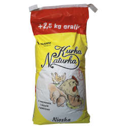 KURKA NATURKA Nioska 25kg + 2,5kg pasza dla kur